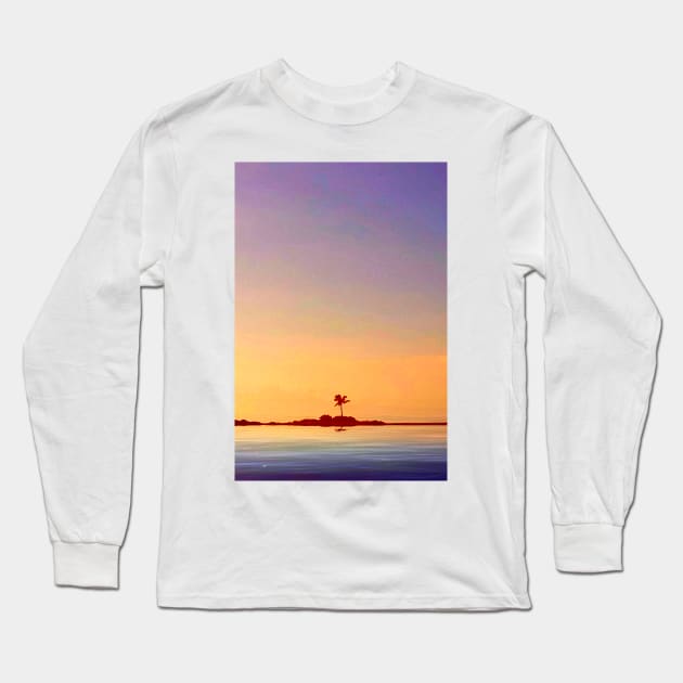 Island Feels Long Sleeve T-Shirt by Tooniefied